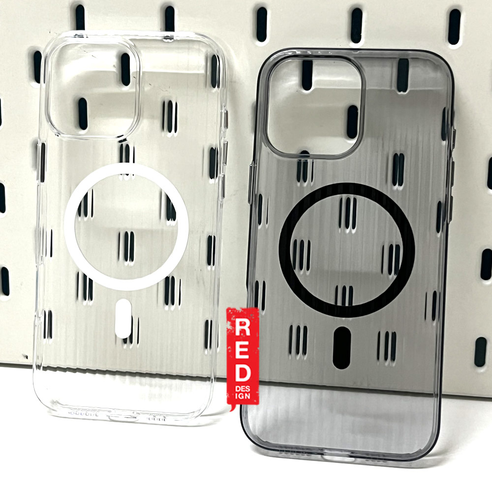 Picture of Apple iPhone 16 6.1 Case | Machino Luggage Design PC Slim Hard Magnetic Compatible Drop Protection Case for iPhone 16 6.1 (Clear)