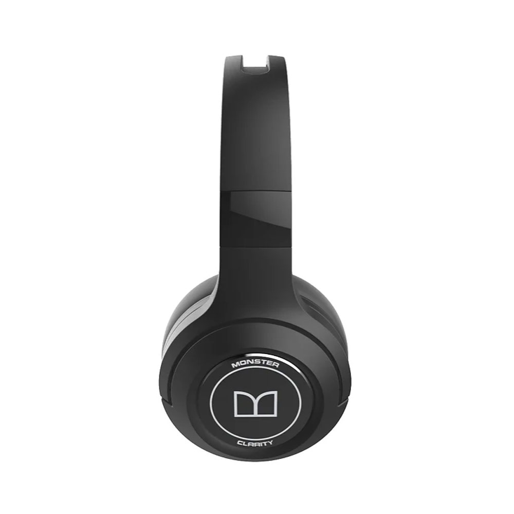 Picture of MONSTER Clarity 50 Over Ear High Quality Sound Wired Headphone Headset Headphone with soft over ear cushion (Blac