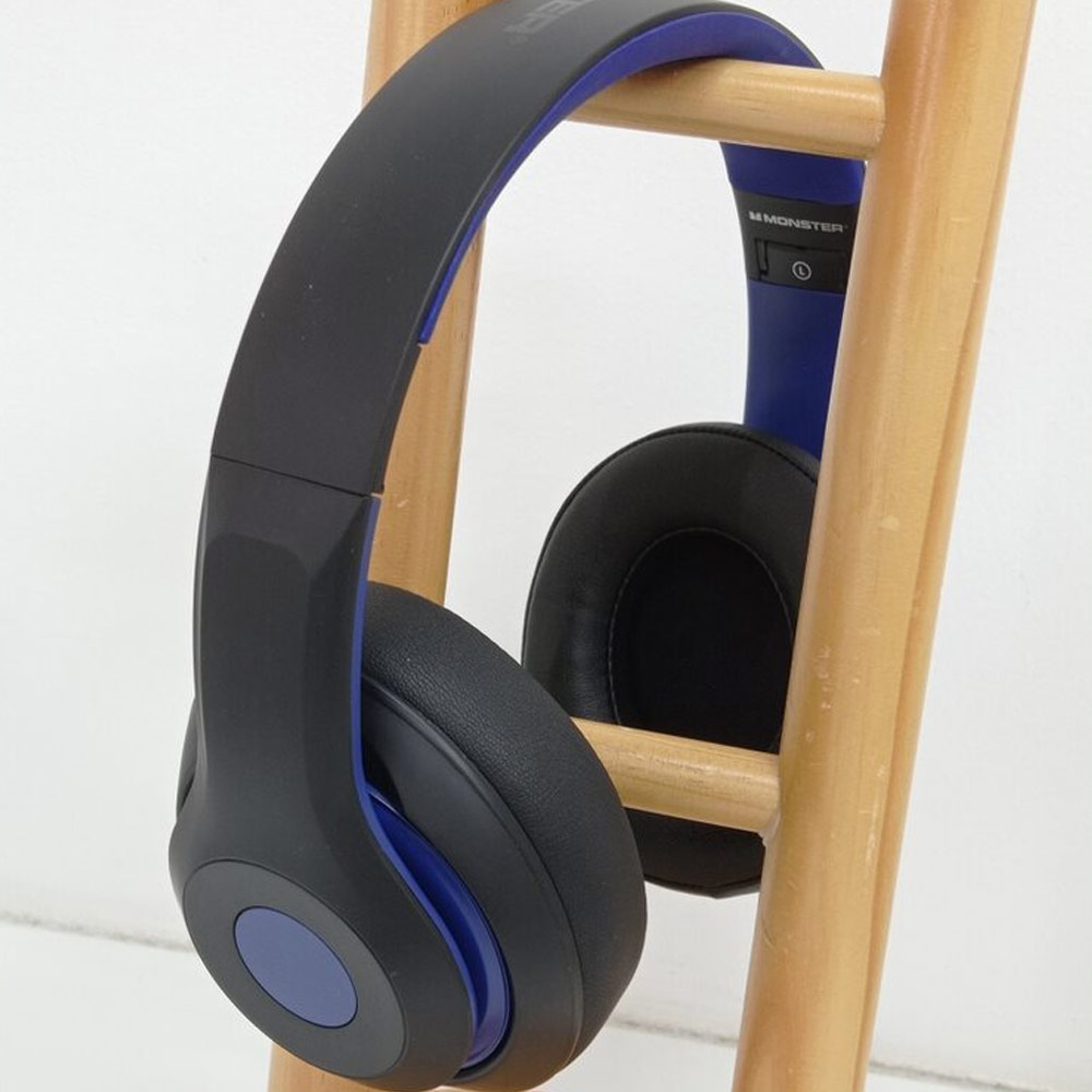 Picture of MONSTER N Tune 450 Over Ear High Quality Sound Bluetooth Wireless Headphone Headset Headphone with soft over ear cushion (Blue)