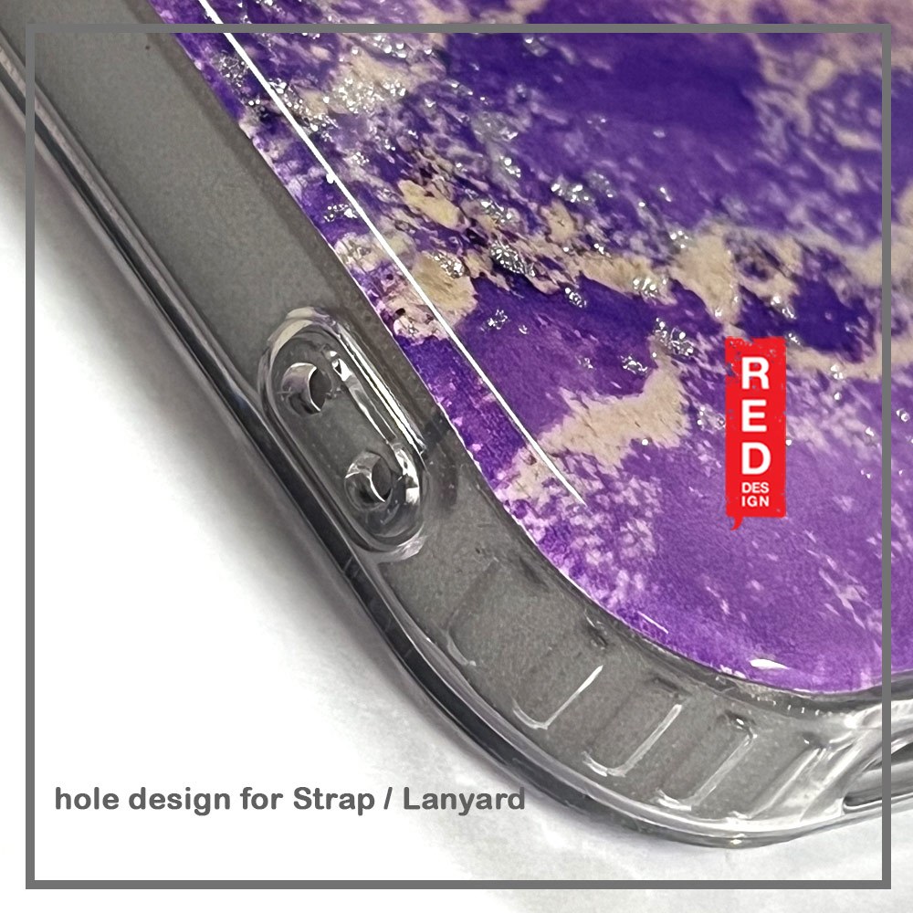 Picture of Apple iPhone 15 Pro Max 6.7 Case | Marble Glitter Sparkling Magnetic Case for iPhone 15 Pro Max (White Purple)