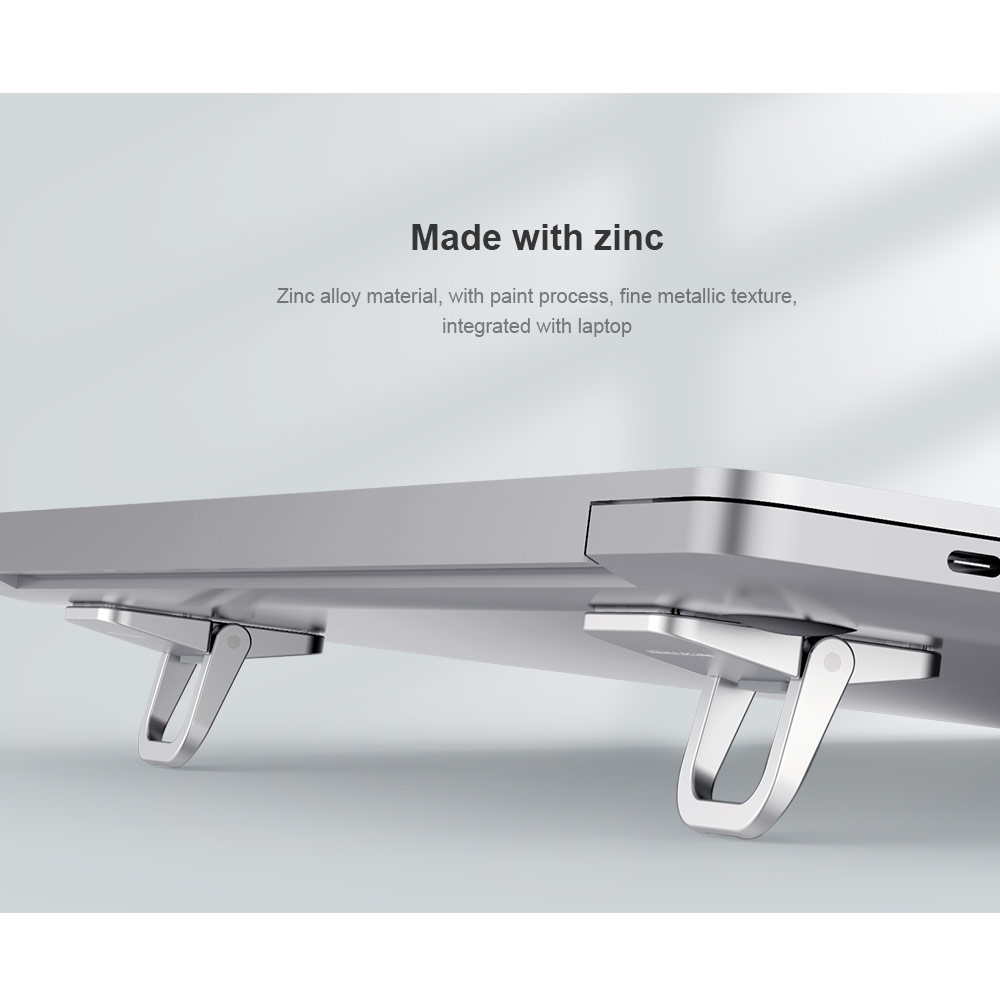 Picture of Nillkin Bolster Laptop Tablet Mini Stand Foldable Portable Stand Holder Heat Dissipation for Laptop Notebook (Black)