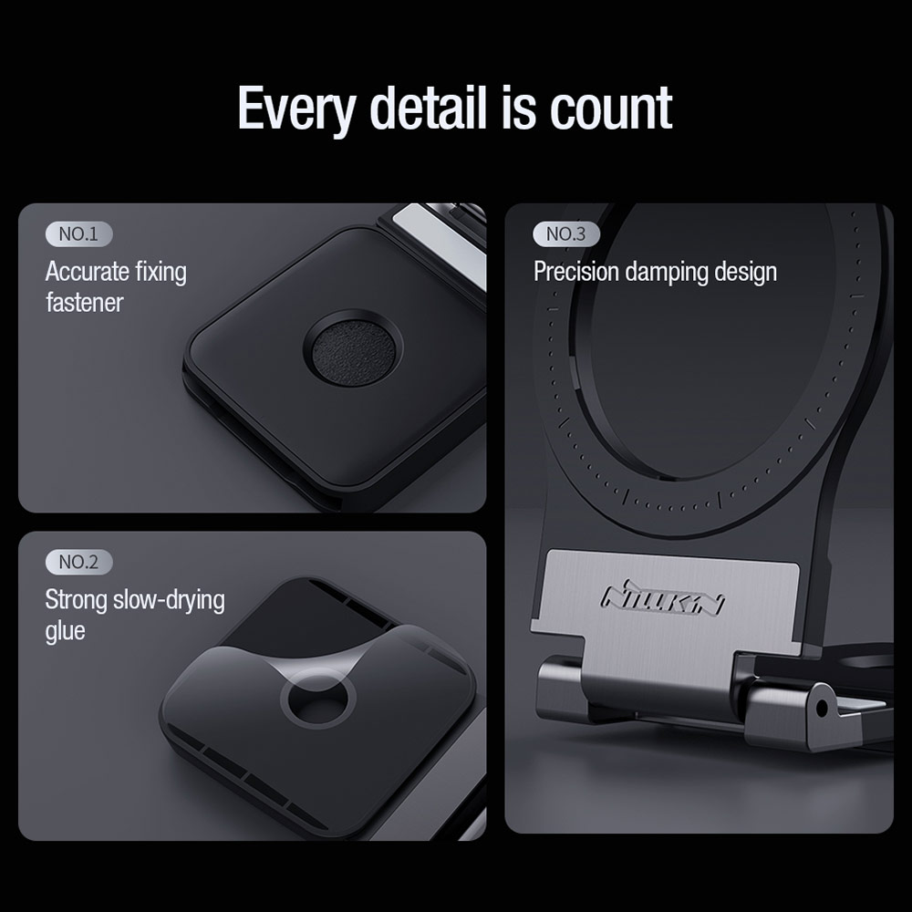 Picture of Nillkin SnapFlex Magnetic Mount Holder Adjustable Detachable Magsafe Compatible (Elite Edition with Snap Link)