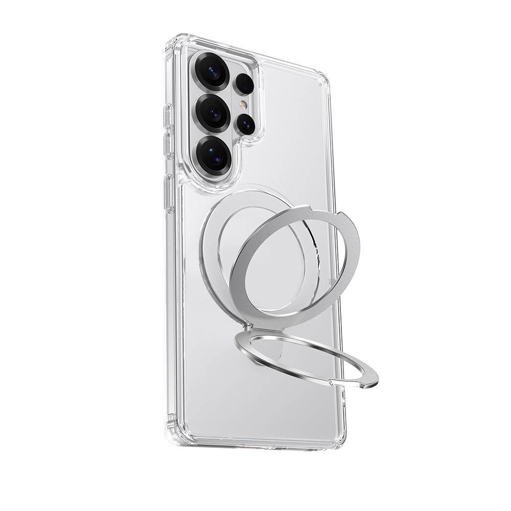 Picture of Samsung Galaxy S26 Ultra Case | Raptic Air Stand Magnetic Compatible Drop Protection Case for Samsung Galaxy S26 Ultra (Clear)