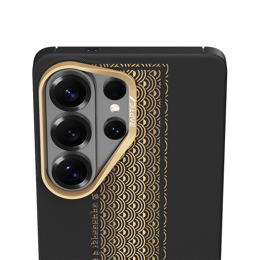 Picture of Samsung Galaxy S26 Ultra Case | Raptic Aramid Geotic Skin Magnetic Compatible Protection Case for Samsung Galaxy S26 Ultra (Fortune)