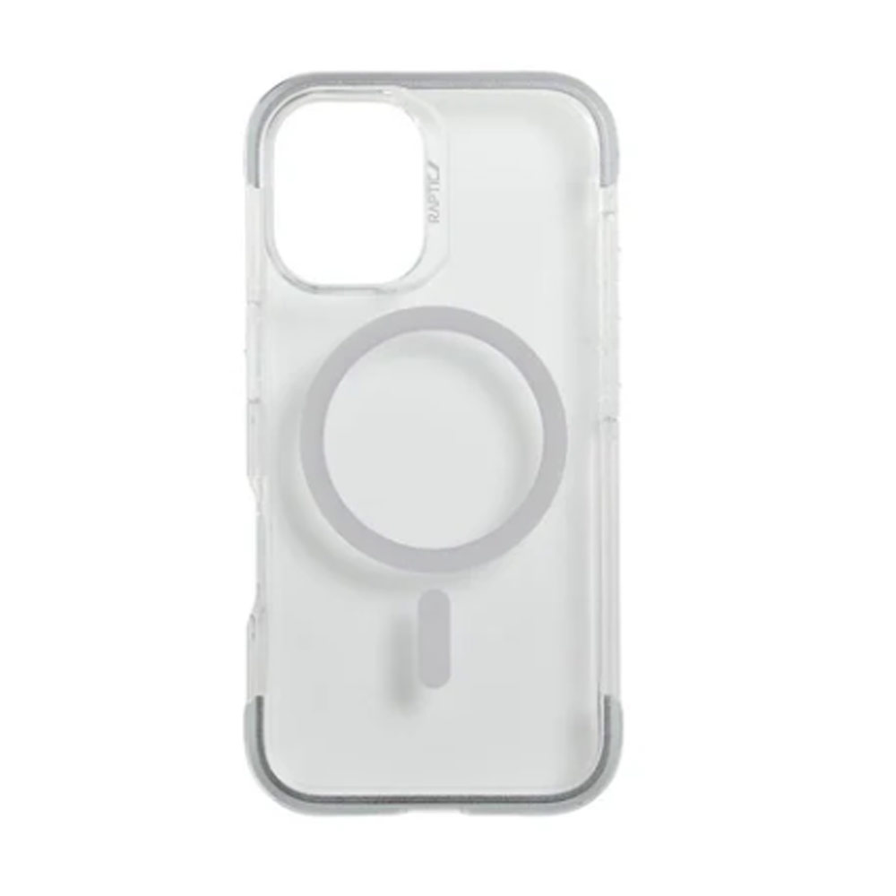 Picture of Apple iPhone 16 Pro Max 6.9 Case | Raptic Air MgSafe Magnetic Compatible Drop Protection Case for iPhone 16 Pro Max 6.9 (Silver)