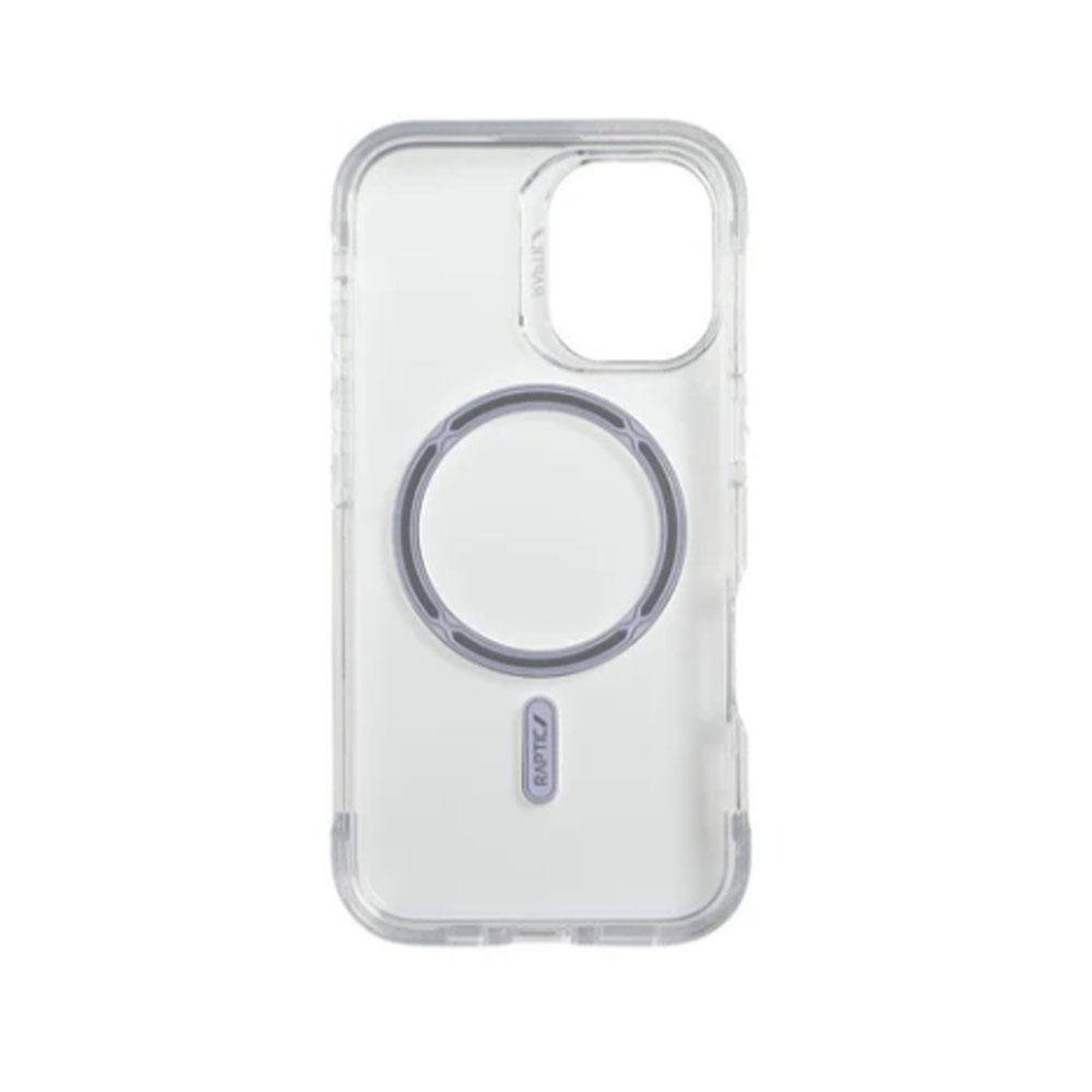 Picture of Apple iPhone 16 Pro Max 6.9 Case | Raptic Air MgSafe Magnetic Compatible Drop Protection Case for iPhone 16 Pro Max 6.9 (Silver)