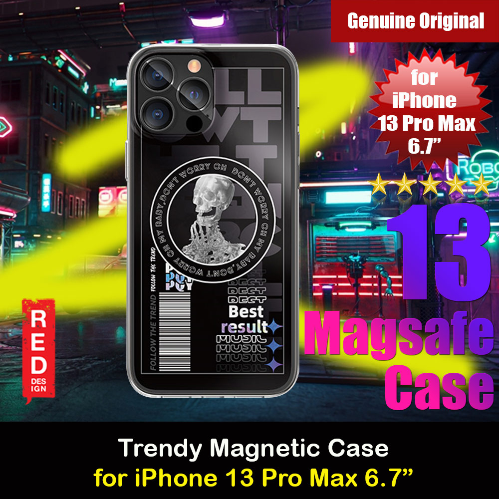 Picture of Red Design Selected Cool Trendy Series Magnetic Magsafe Compatible Case for Apple iPhone 13 Pro Max 6.7 (Ghost) Apple iPhone 13 Pro Max 6.7- Apple iPhone 13 Pro Max 6.7 Cases, Apple iPhone 13 Pro Max 6.7 Covers, iPad Cases and a wide selection of Apple iPhone 13 Pro Max 6.7 Accessories in Malaysia, Sabah, Sarawak and Singapore 