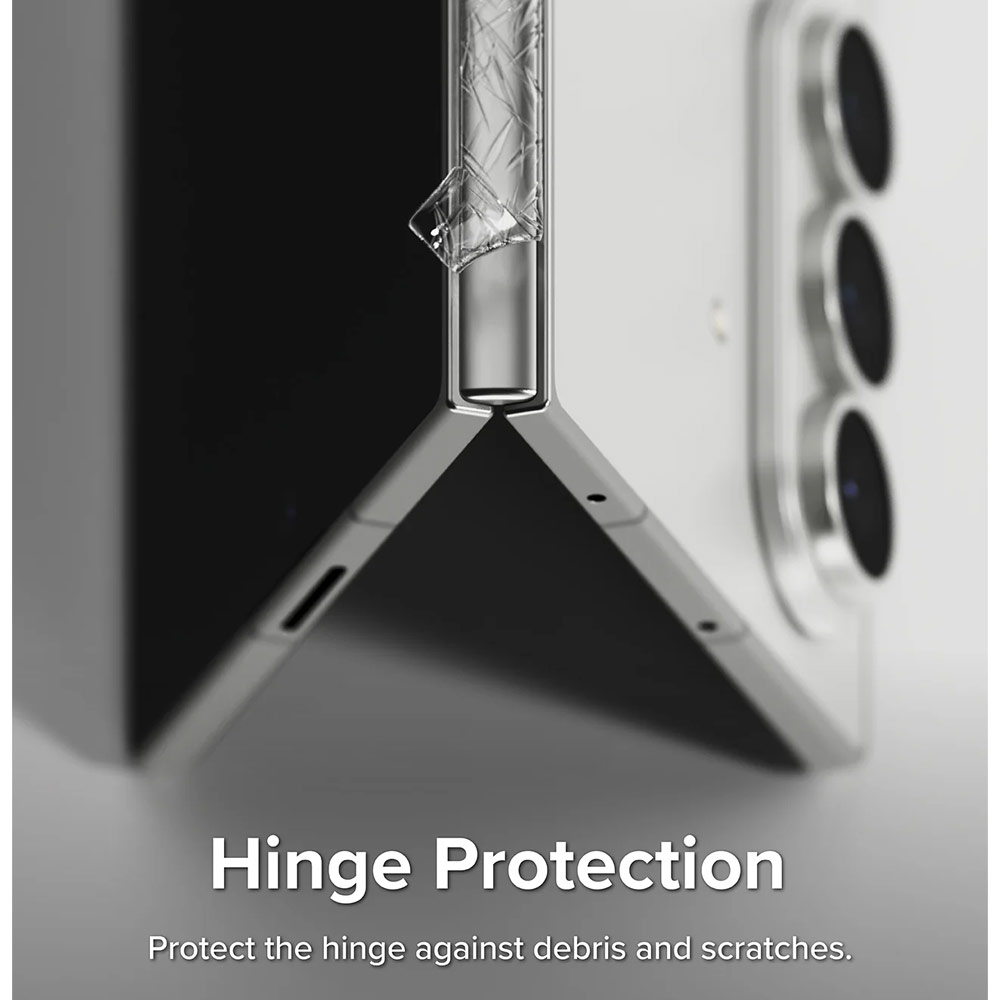 Picture of Samsung Galaxy Z Fold 7 Screen Protector | Ringke 3 in 1 Screen Protector Dual Easy Film Interior Screen Protector Display Cover Tempered Glass Hinge Protector for Samsung Galaxy Z Fold 7