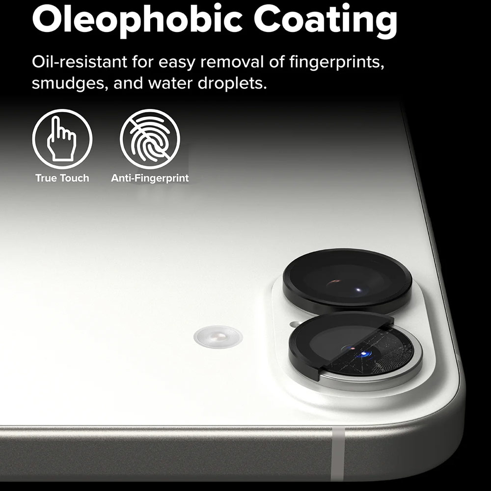 Picture of Apple iPhone 17 6.3  | Ringke Camera Lens Frame Glass Protector with Easy Installation for iPhone 17 6.3 (Black)