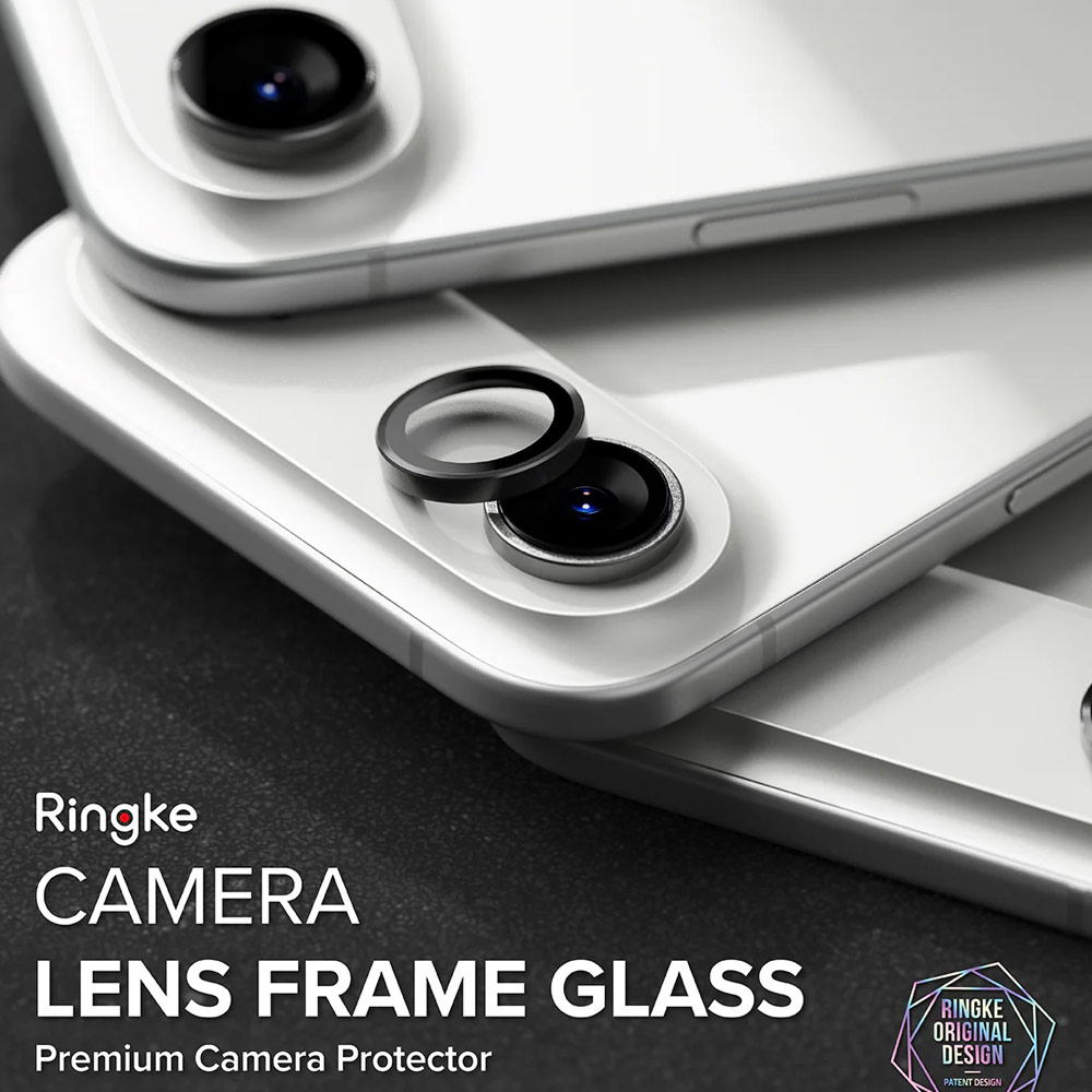 Picture of Apple iPhone Air 6.5  | Ringke Camera Lens Frame Glass Protector with Easy Installation for iPhone Air 6.5 (Black)