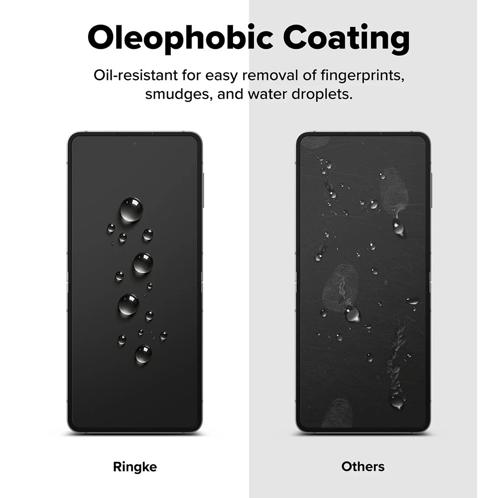 Picture of Samsung Galaxy Z Flip 7 Screen Protector | Ringke Screen Protector Dual Easy Film Interior Screen Protector for Samsung Galaxy Z Flip 7 (2pcs Pack)