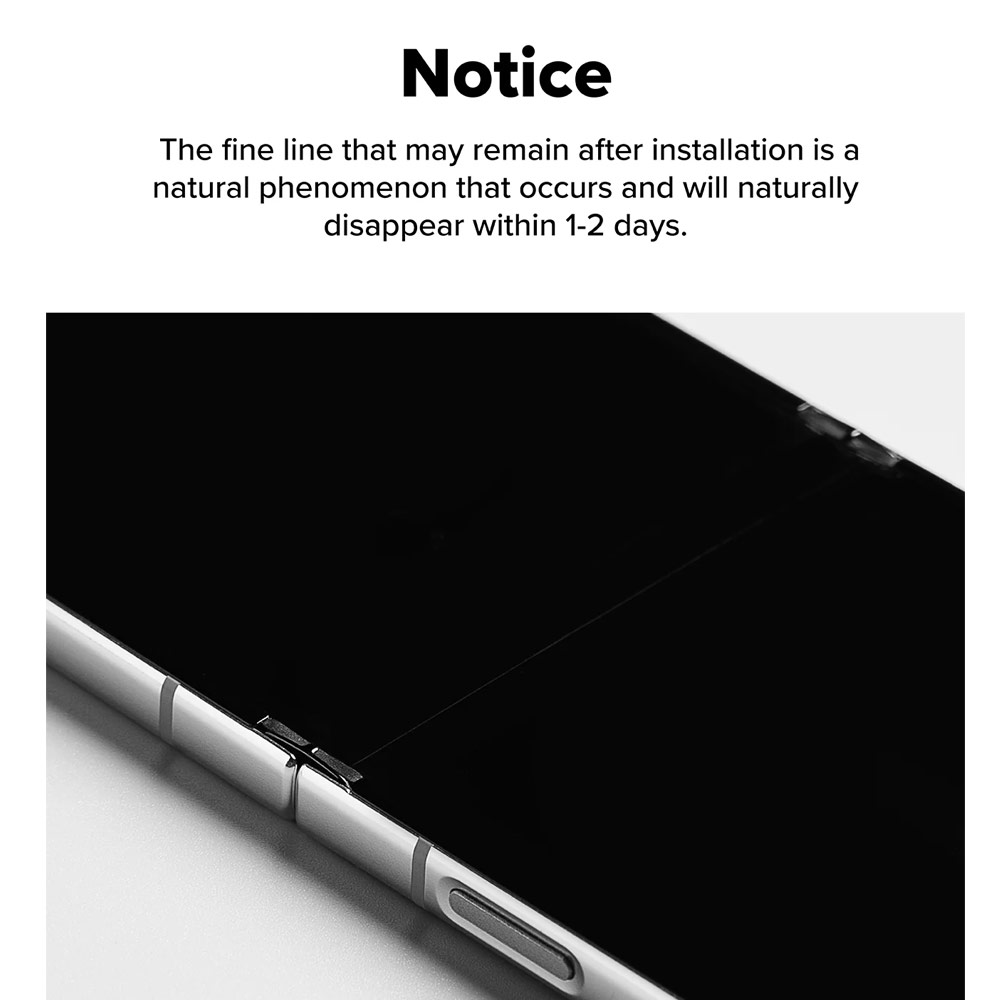 Picture of Samsung Galaxy Z Flip 7 Screen Protector | Ringke Screen Protector Dual Easy Film Interior Screen Protector for Samsung Galaxy Z Flip 7 (2pcs Pack)