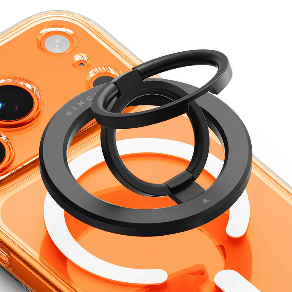 Picture of Ringke Dual Magnetic Smart Ring Phone Grip and Kickstand Stand Zinc Alloy (Black)