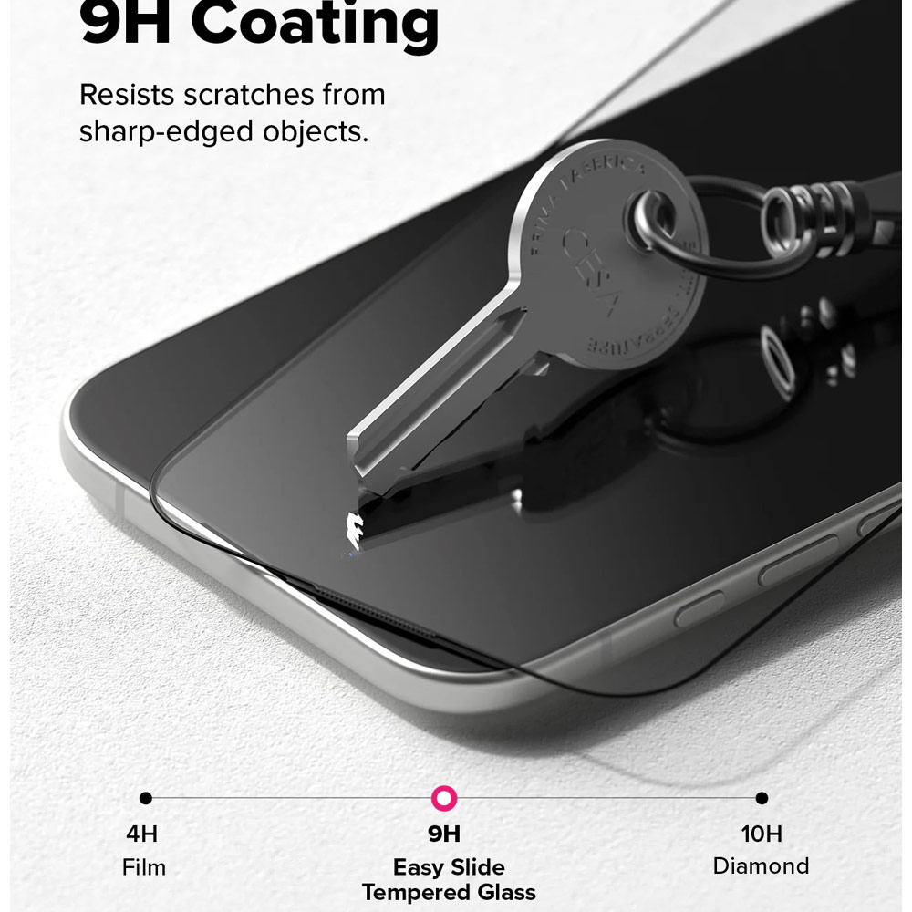 Picture of Apple iPhone Air 6.5 Screen Protector | Ringke Easy Slide Tempered Glass Screen Protector for iPhone Air 6.5 (Clear) 2pcs