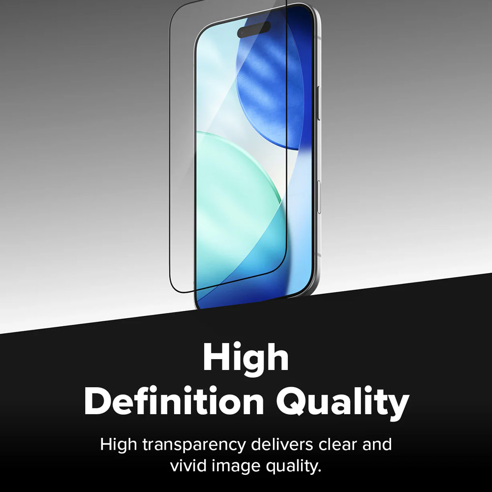 Picture of Apple iPhone Air 6.5 Screen Protector | Ringke Easy Slide Tempered Glass Screen Protector for iPhone Air 6.5 (Clear) 2pcs