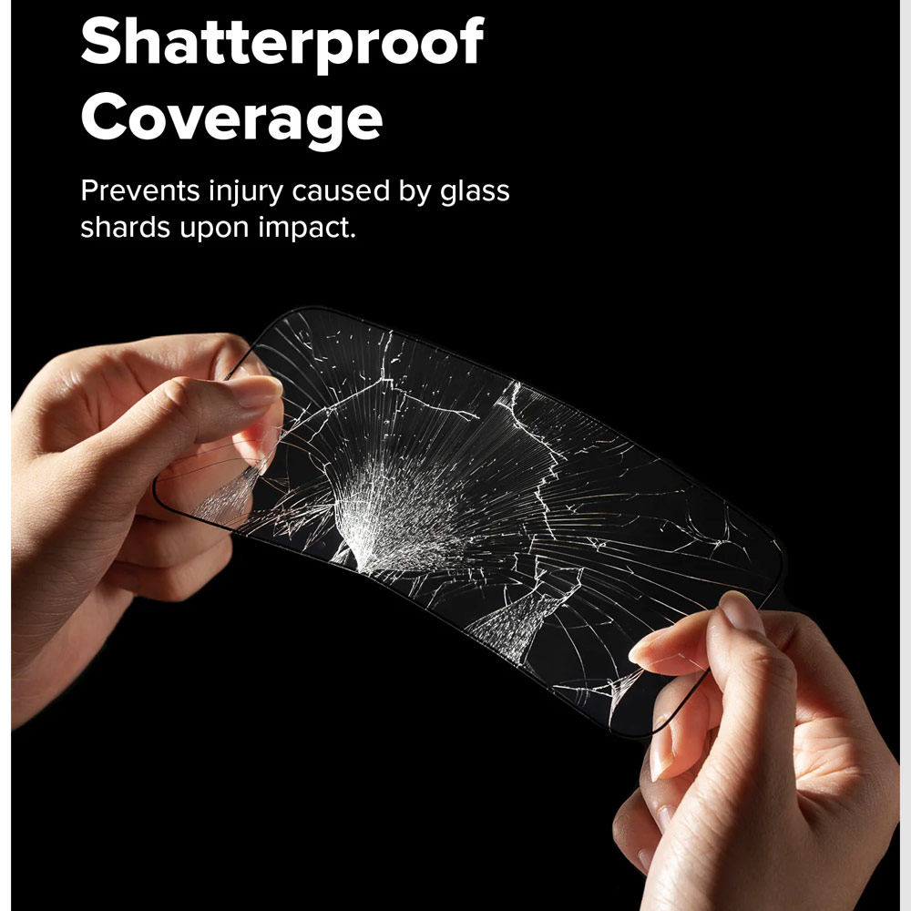 Picture of Apple iPhone 17 6.3 Screen Protector | Ringke Easy Slide Tempered Glass Screen Protector for iPhone 17 6.3  (Clear) 2pcs