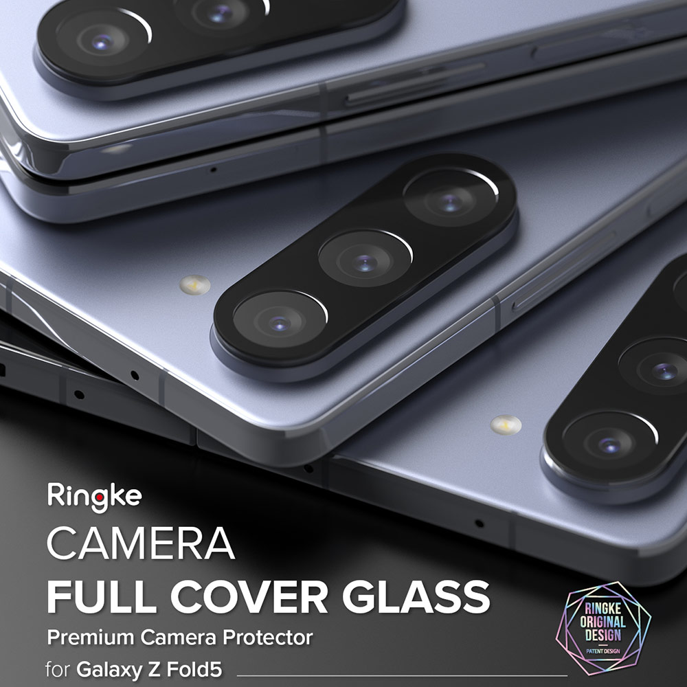 Picture of Samsung Galaxy Z Fold 5 | Ringke Full Cover Tempered Glass Camera Lens Protector Glass for Samsung Galaxy Z Fold 5 (2pcs Pack)