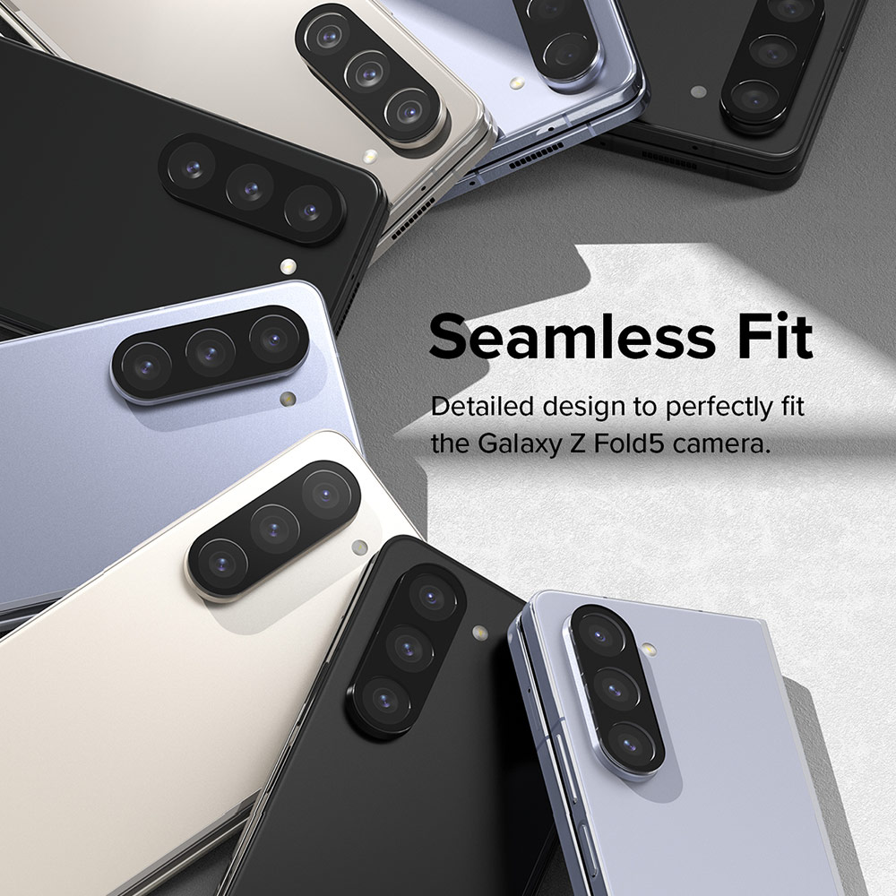 Picture of Samsung Galaxy Z Fold 5 | Ringke Full Cover Tempered Glass Camera Lens Protector Glass for Samsung Galaxy Z Fold 5 (2pcs Pack)