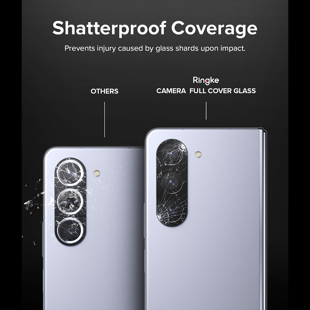 Picture of Samsung Galaxy Z Fold 5 | Ringke Full Cover Tempered Glass Camera Lens Protector Glass for Samsung Galaxy Z Fold 5 (2pcs Pack)