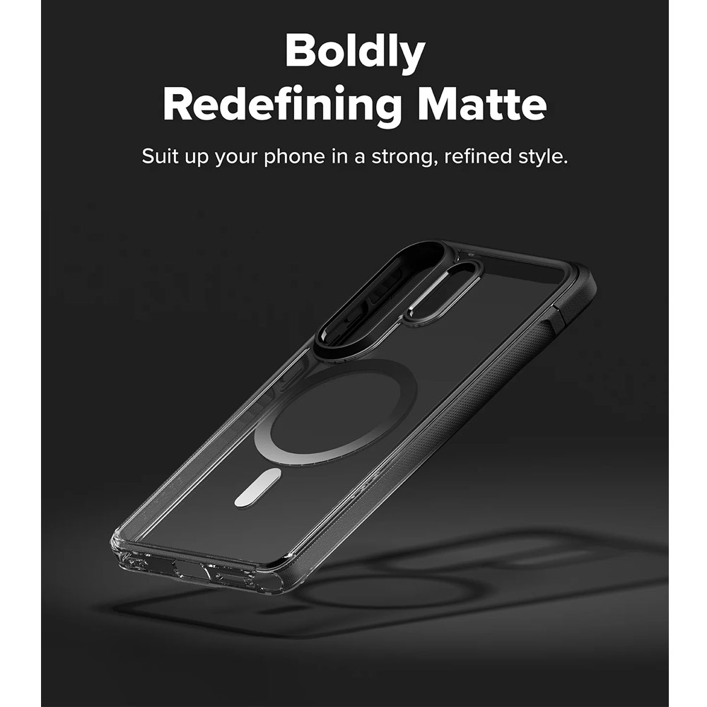 Picture of Samsung Galaxy S26 Ultra Case | Ringke Fusion Bold Magnetic Transparent Protection Case for Samsung Galaxy S26 Ultra (Black)