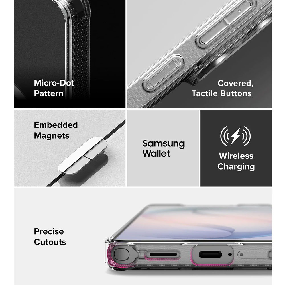 Picture of Samsung Galaxy S26 Ultra Case | Ringke Fusion Magnetic Transparent Protection Case for Samsung Galaxy S26 Ultra (Matte)