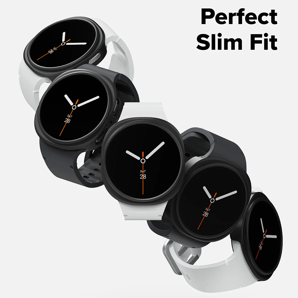 Picture of Samsung Galaxy Watch 8 44mm Case | Ringke Slim Protection Case for Samsung Galaxy Watch 8 44mm (Clear Matte Black)