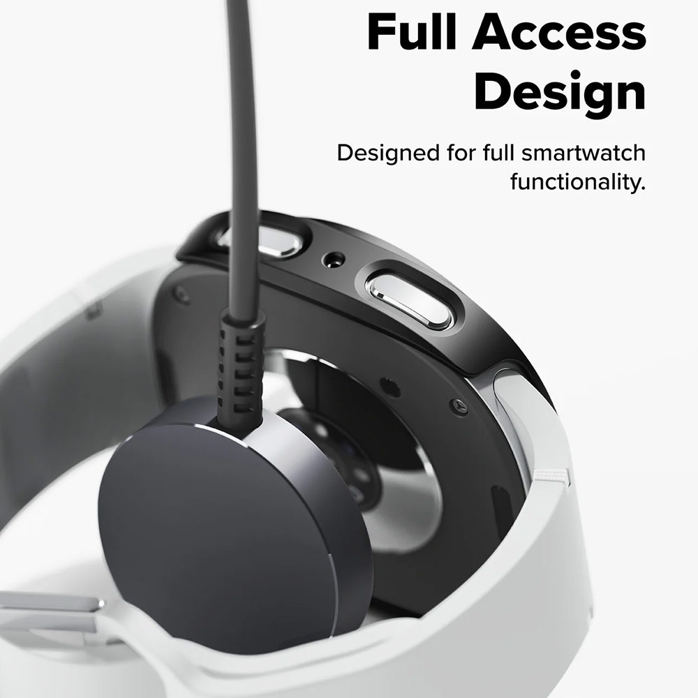 Picture of Samsung Galaxy Watch 8 44mm Case | Ringke Slim Protection Case for Samsung Galaxy Watch 8 44mm (Clear Matte Black)