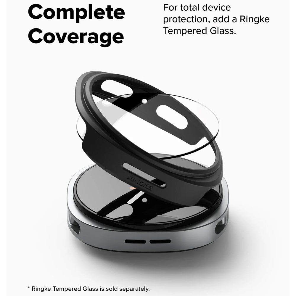 Picture of Samsung Galaxy Watch 8 44mm Case | Ringke Slim Protection Case for Samsung Galaxy Watch 8 44mm (Clear Matte Black)