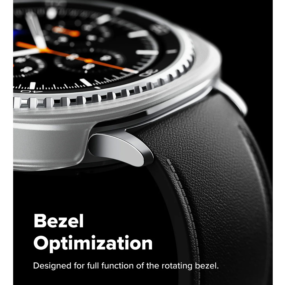 Picture of Samsung Galaxy Watch 8 Classic 46mm Case | Ringke Slim Protection Case for Samsung Galaxy Watch 8 Classic 46mm (Clear Alpine Clear)