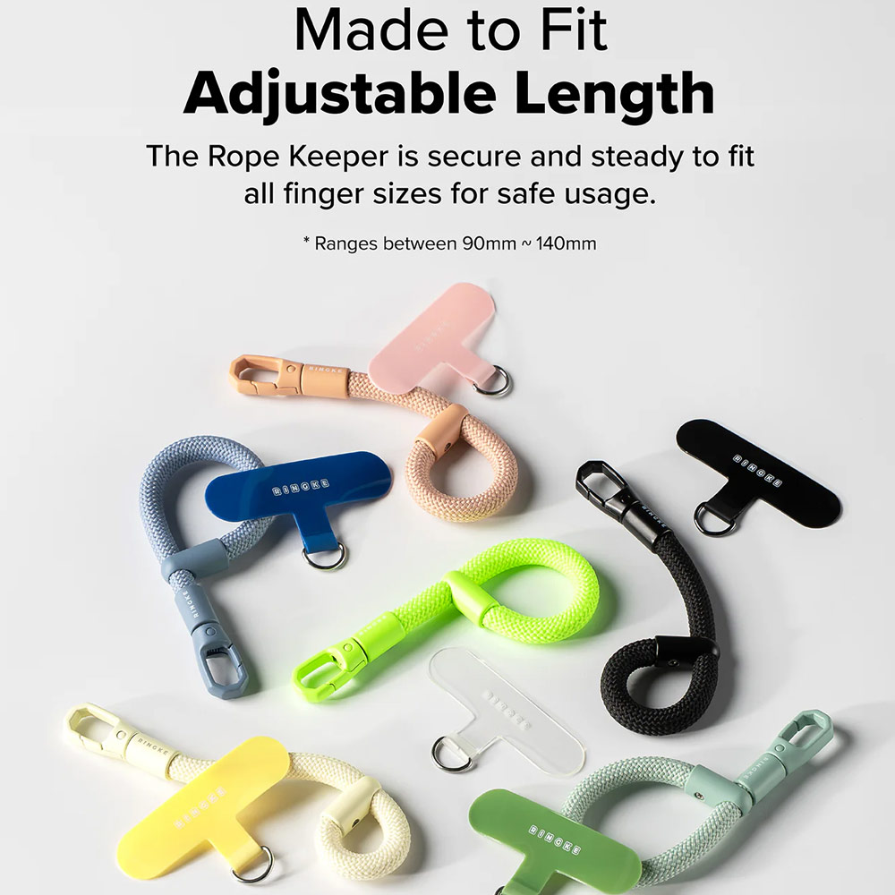 Picture of Ringke Holder Link Flow Finger Ring Strap Phone Strap for closed-bottom phone case (Mute Mint)