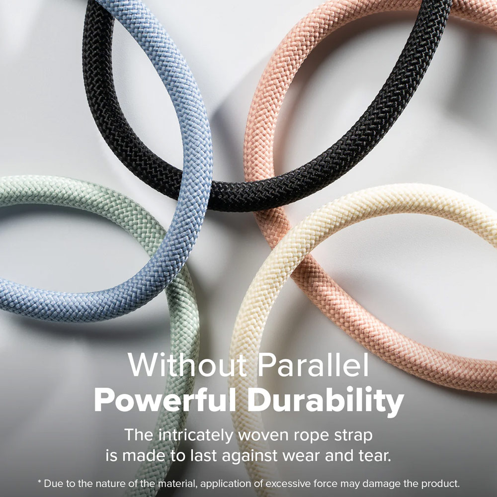 Picture of Ringke Holder Link and Flow Shoulder Strap Y-Type Easy Strap Crossbody Lanyard Shoulder Holder Card Link Adjustable Phone Strap for closed-bottom phone case (Mute Mint)