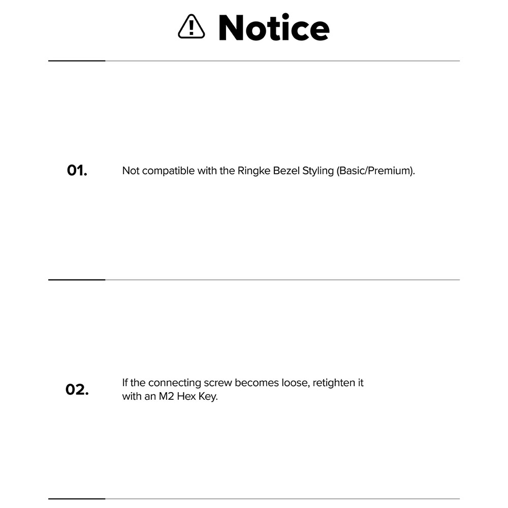 Picture of Samsung Galaxy Watch 8 44mm Case | Ringke Case and Band Strap Rugged Gear for Samsung Galaxy Watch 8 44mm (All Black)