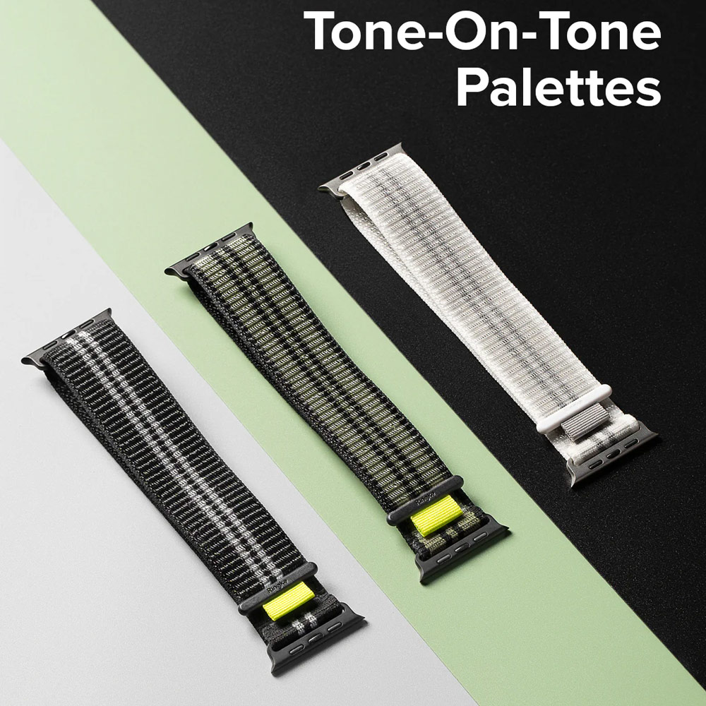 Picture of Apple Watch 42mm | Ringke Sports Air Loop Breathable Woven Nylon Soft Weave Strap for Apple Watch Series 4 5 6 8 9 10 42mm 44mm 45mm 46mm 49mm Ultra (BURNT OLIVE)