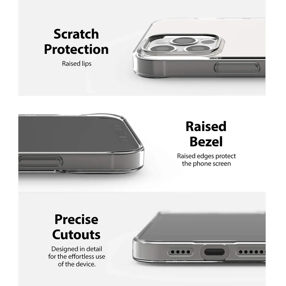 Picture of Apple iPhone 12 mini 5.4 Case | Ringke Air Protection Case for Apple iPhone 12 Mini 5.4 (Smoke Black)