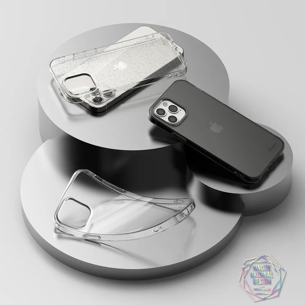 Picture of Apple iPhone 12 mini 5.4 Case | Ringke Air Protection Case for Apple iPhone 12 Mini 5.4 (Smoke Black)