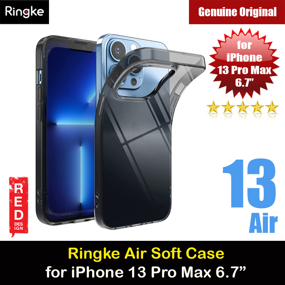 Picture of Ringke Air Soft TPU Protection Case for Apple iPhone 13 Pro Max 6.7 (Smoke Black) Apple iPhone 13 Pro Max 6.7- Apple iPhone 13 Pro Max 6.7 Cases, Apple iPhone 13 Pro Max 6.7 Covers, iPad Cases and a wide selection of Apple iPhone 13 Pro Max 6.7 Accessories in Malaysia, Sabah, Sarawak and Singapore 