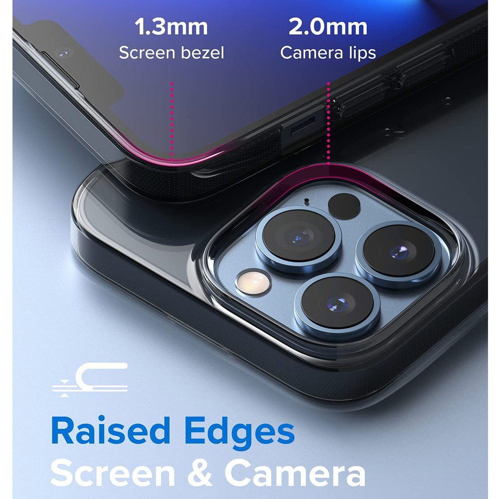 Picture of Apple iPhone 13 Pro Max 6.7 Case | Ringke Air Soft TPU Protection Case for Apple iPhone 13 Pro Max 6.7 (Smoke Black)