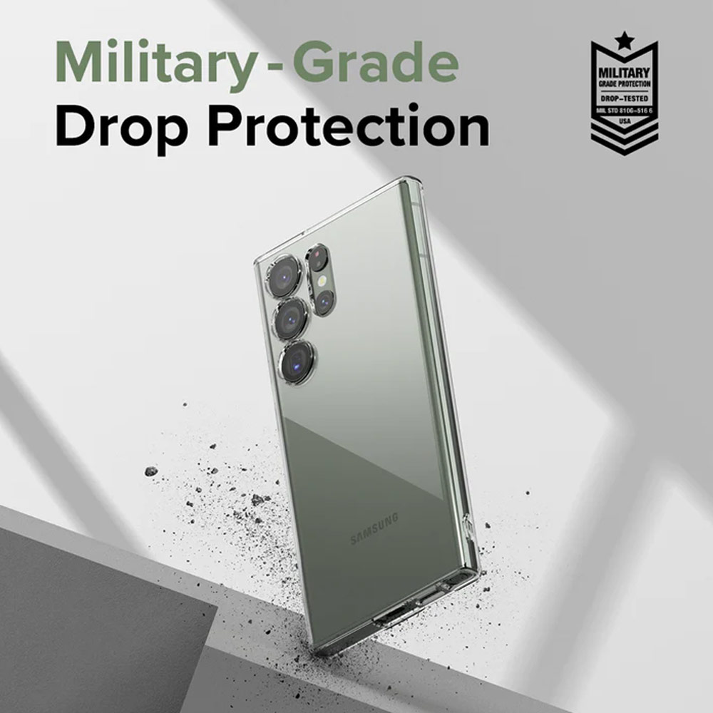 Picture of Samsung Galaxy S23 Ultra Case | Ringke Air Slim and Lightweight Transparent Soft TPU Case for Samsung Galaxy S23 Ultra (Clear)