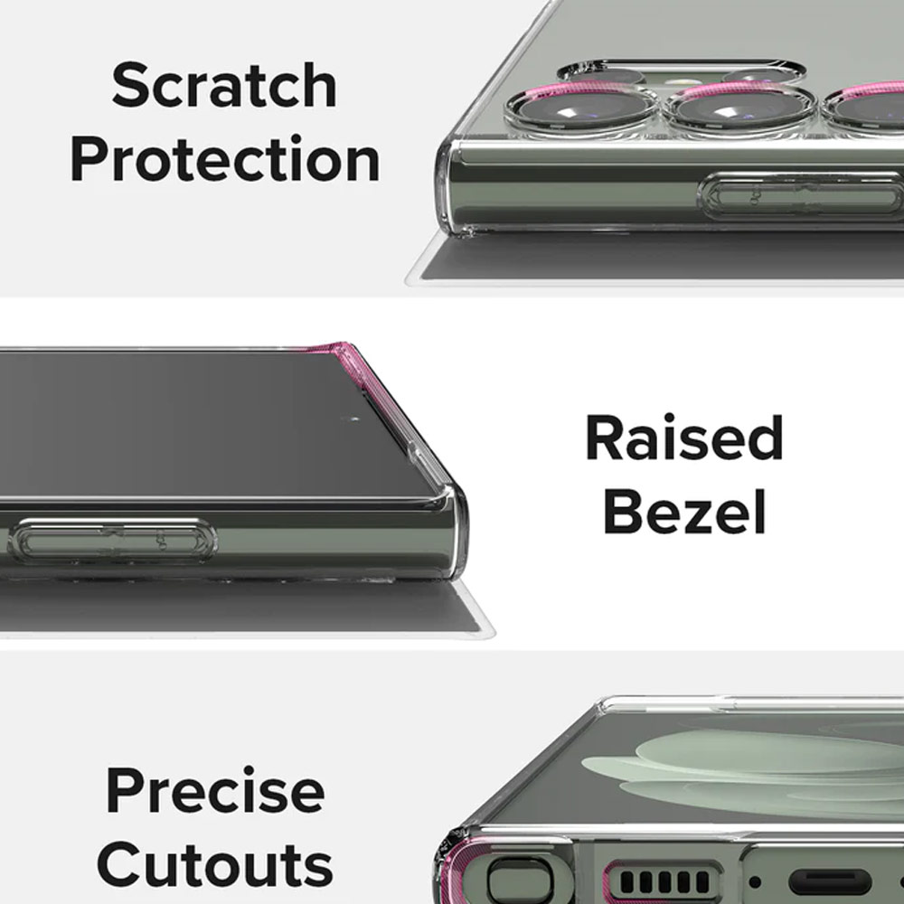 Picture of Samsung Galaxy S23 Ultra Case | Ringke Air Slim and Lightweight Transparent Soft TPU Case for Samsung Galaxy S23 Ultra (Clear)