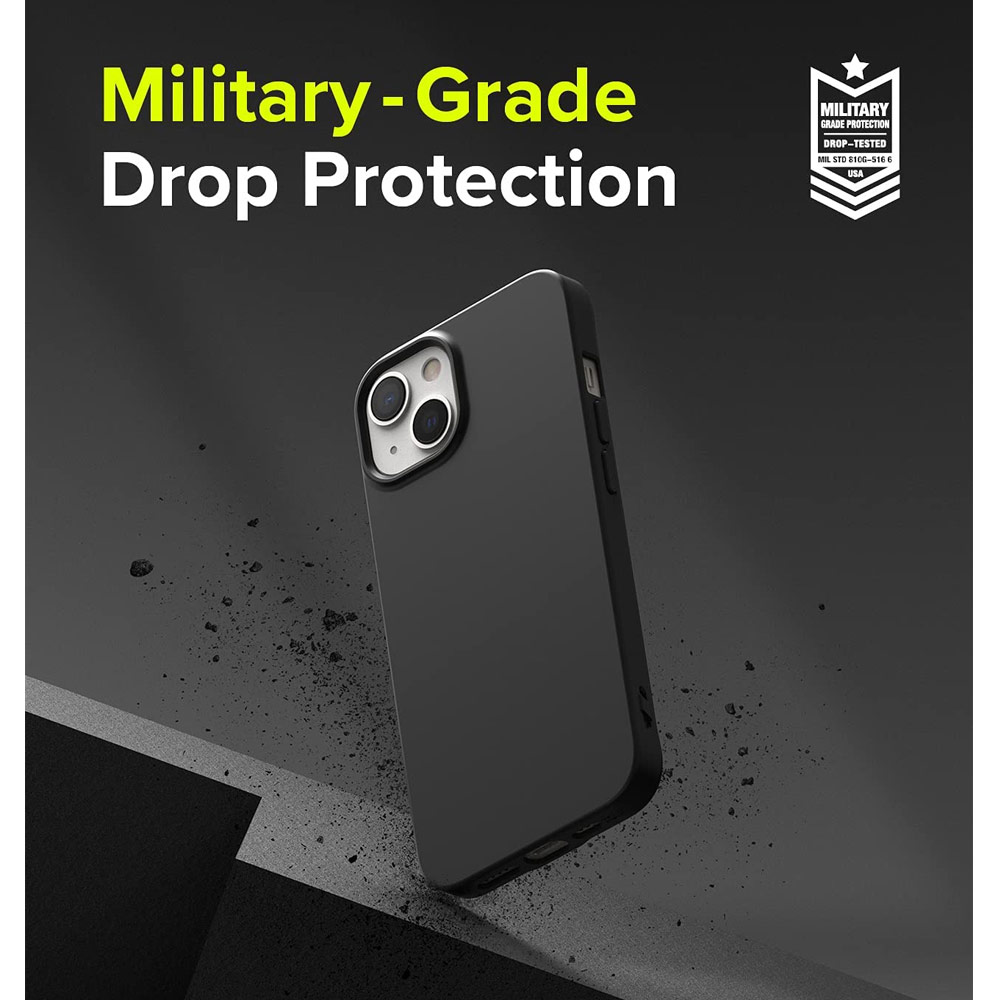 Picture of Apple iPhone 13 6.1 Case | Ringke Air S Soft TPU Protection Case for Apple iPhone 13 6.1 (Black)