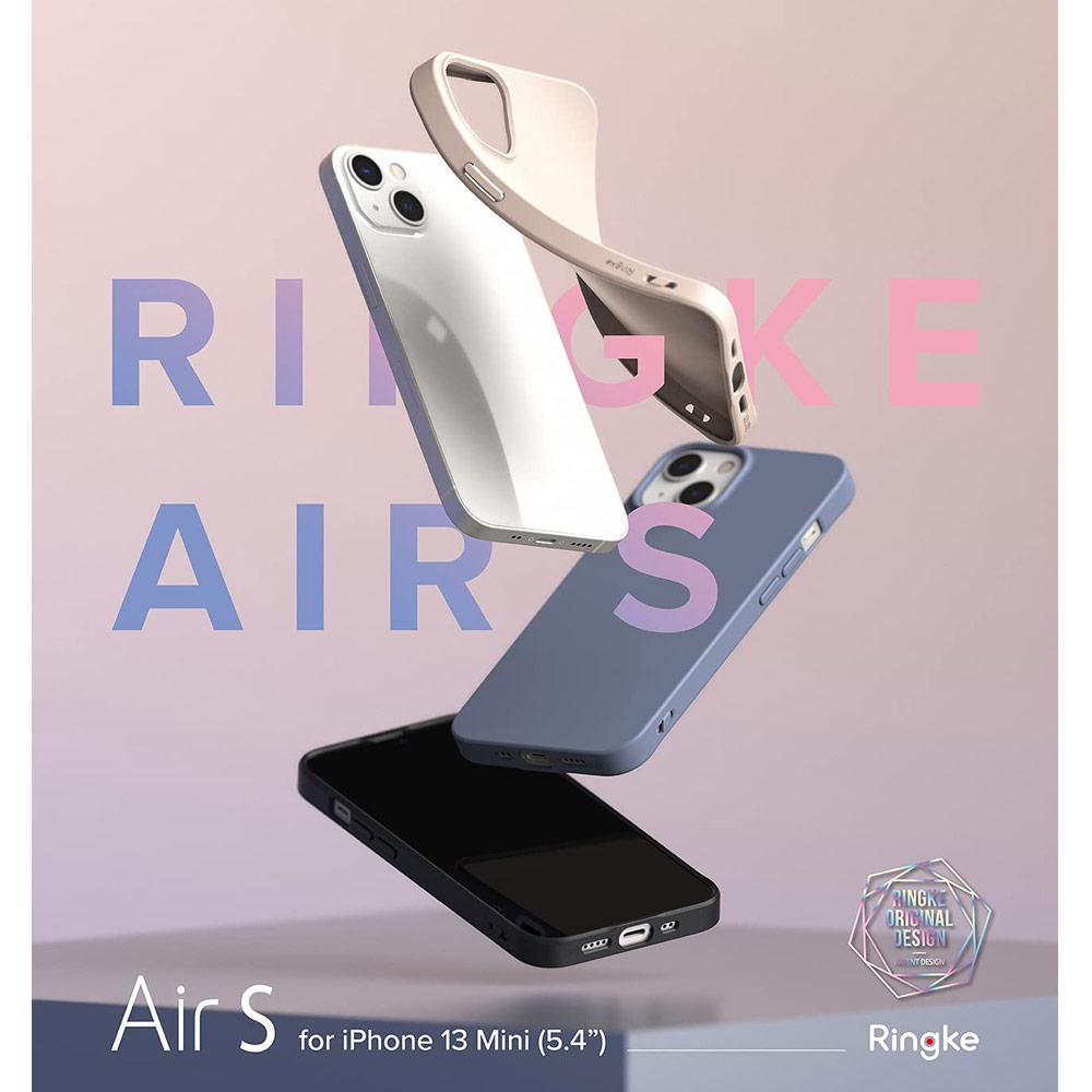 Picture of Apple iPhone 13 mini 5.4 Case | Ringke Air S Soft TPU Protection Case for Apple iPhone 13 Mini 5.4 (Black)