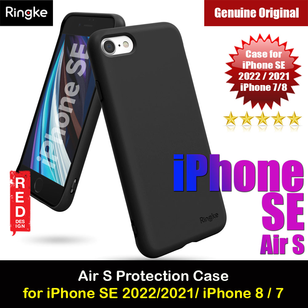 Picture of Ringke Air S Protection Case for iPhone SE 2020 2022 iPhone 7 iPhone 8 Case (Black) Apple iPhone 7 4.7- Apple iPhone 7 4.7 Cases, Apple iPhone 7 4.7 Covers, iPad Cases and a wide selection of Apple iPhone 7 4.7 Accessories in Malaysia, Sabah, Sarawak and Singapore 