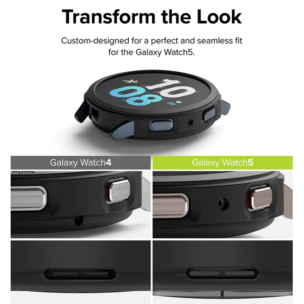 Picture of Samsung Galaxy Watch 5 40mm Case | Ringke Air Sports Flexible TPU Material Protection Case for Samsung Galaxy Watch 5 Series 40mm (Matte Clear)