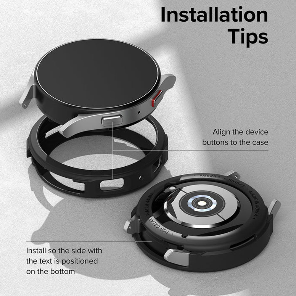 Picture of Samsung Galaxy Watch 5 40mm Case | Ringke Air Sports Flexible TPU Material Protection Case for Samsung Galaxy Watch 5 Series 40mm (Matte Clear)