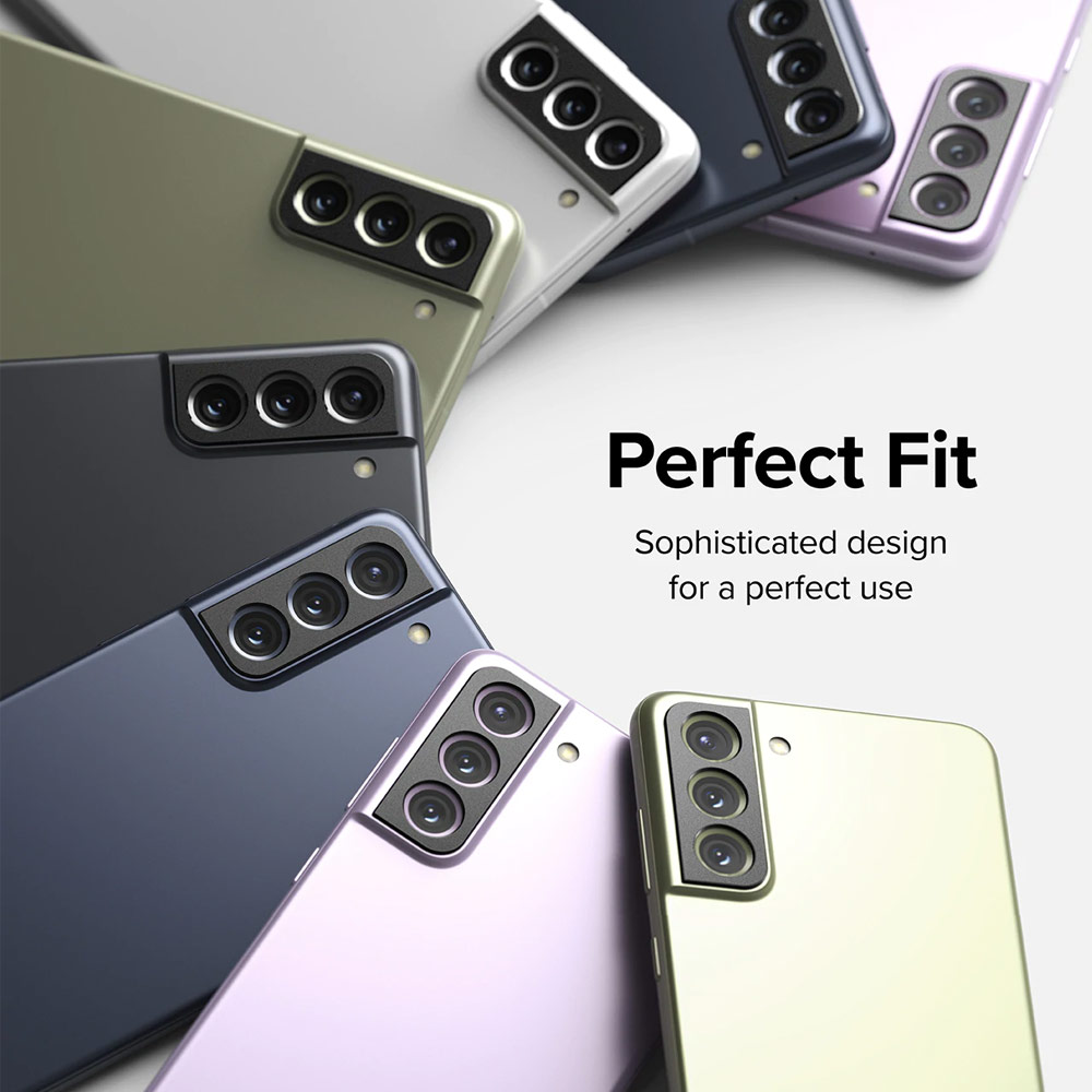 Picture of Samsung Galaxy S21 FE | Ringke Camera Styling Aluminum Bezel Protector for Samsung Galaxy 21 FE (Black)