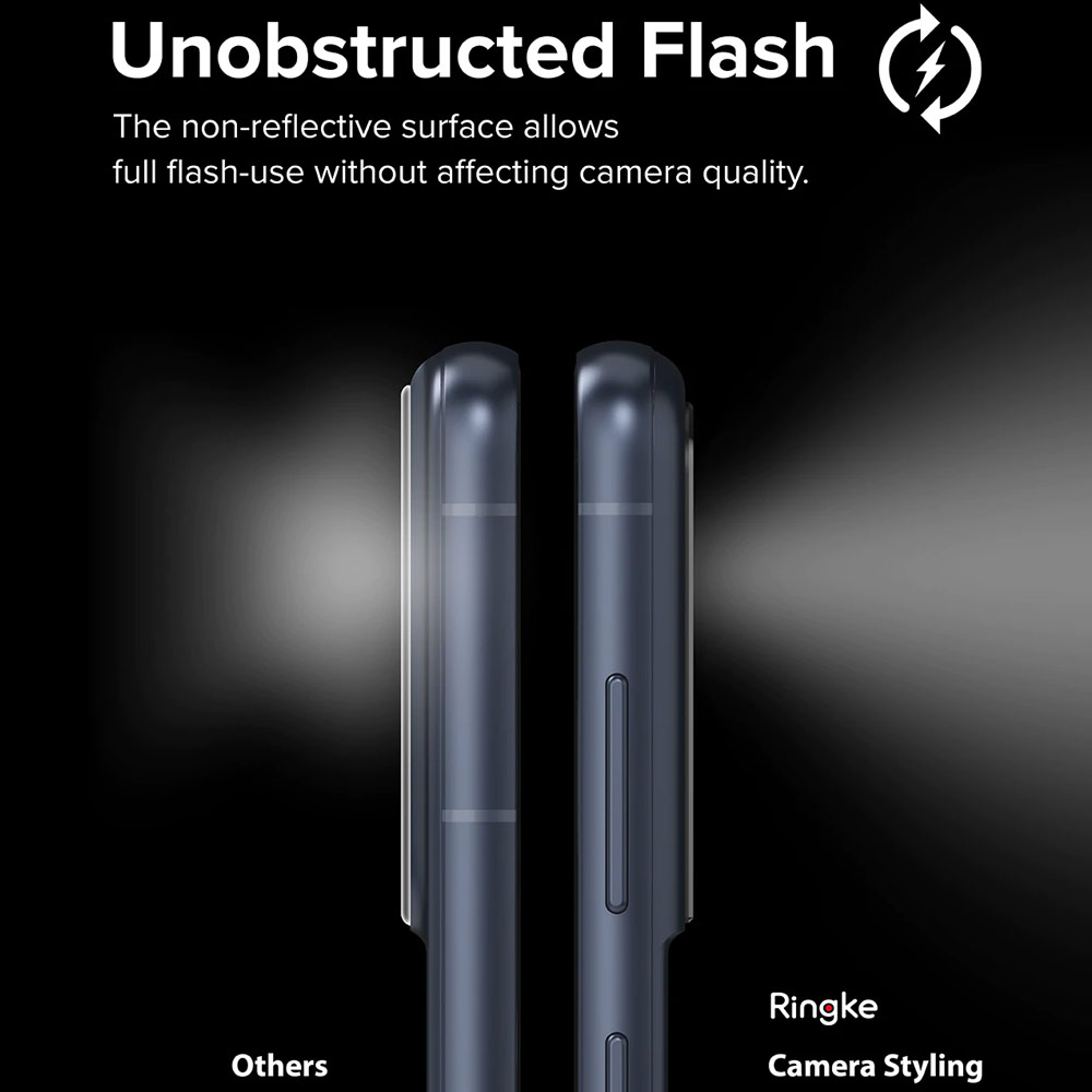 Picture of Samsung Galaxy S21 FE | Ringke Camera Styling Aluminum Bezel Protector for Samsung Galaxy 21 FE (Black)