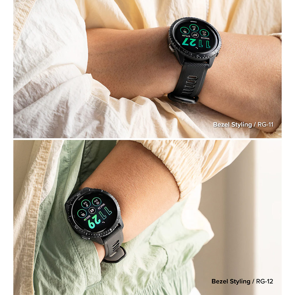 Picture of Garmin Forerunner 265  | Ringke Slim and Lightweight Design Stainless Steel Bezel for Garmin Forerunner 265 (RG11)