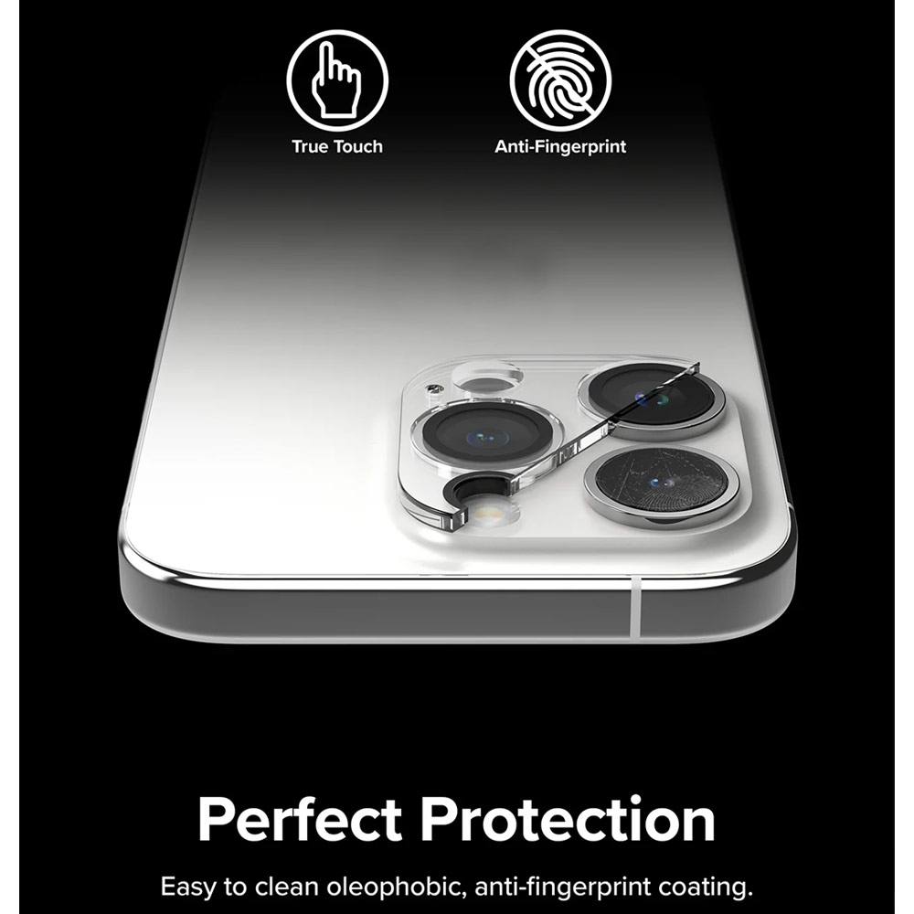 Picture of Apple iPhone 15 Pro 6.1 | Ringke Camera Glass Protector for 15 Pro (Clear)