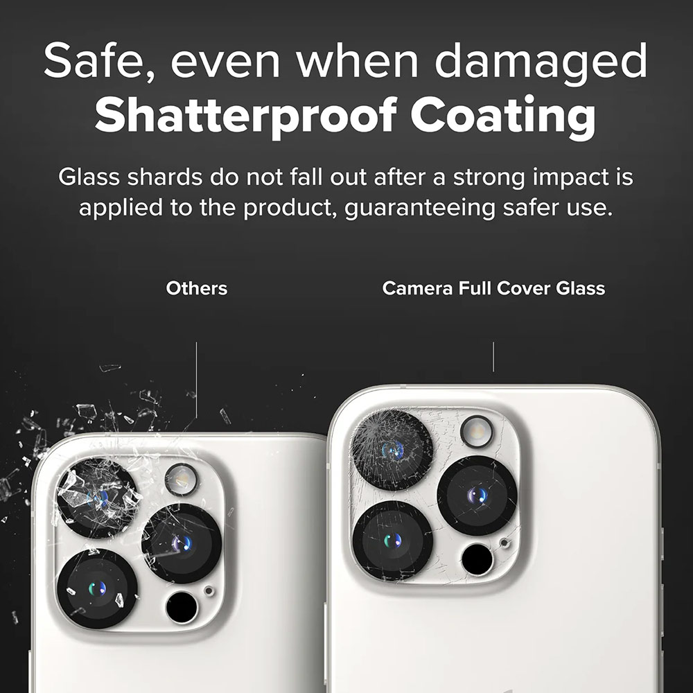 Picture of Apple iPhone 16 Pro 6.3 | Ringke Camera Glass Protector for 16 Pro Max 16 Pro (Clear)