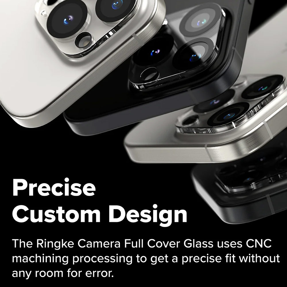 Picture of Apple iPhone 16 Pro 6.3 | Ringke Camera Glass Protector for 16 Pro Max 16 Pro (Clear)